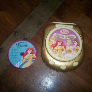 2004 Reader's Digest Disney Music Player w/ 1 CD The Little Mermaid, works